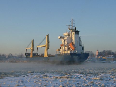 Talvine Pärnu sadam