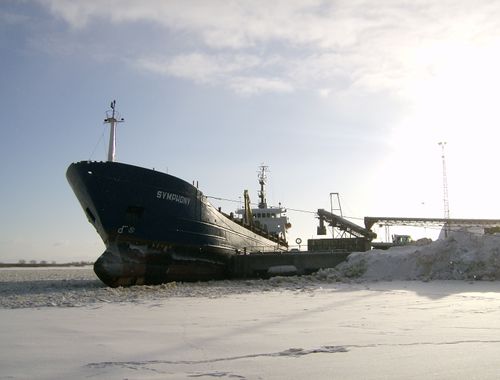 Talvine Pärnu sadam